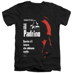 Godfather Italian Profile Men's 30/1 Cotton Slim V-Neck T-Shirt
