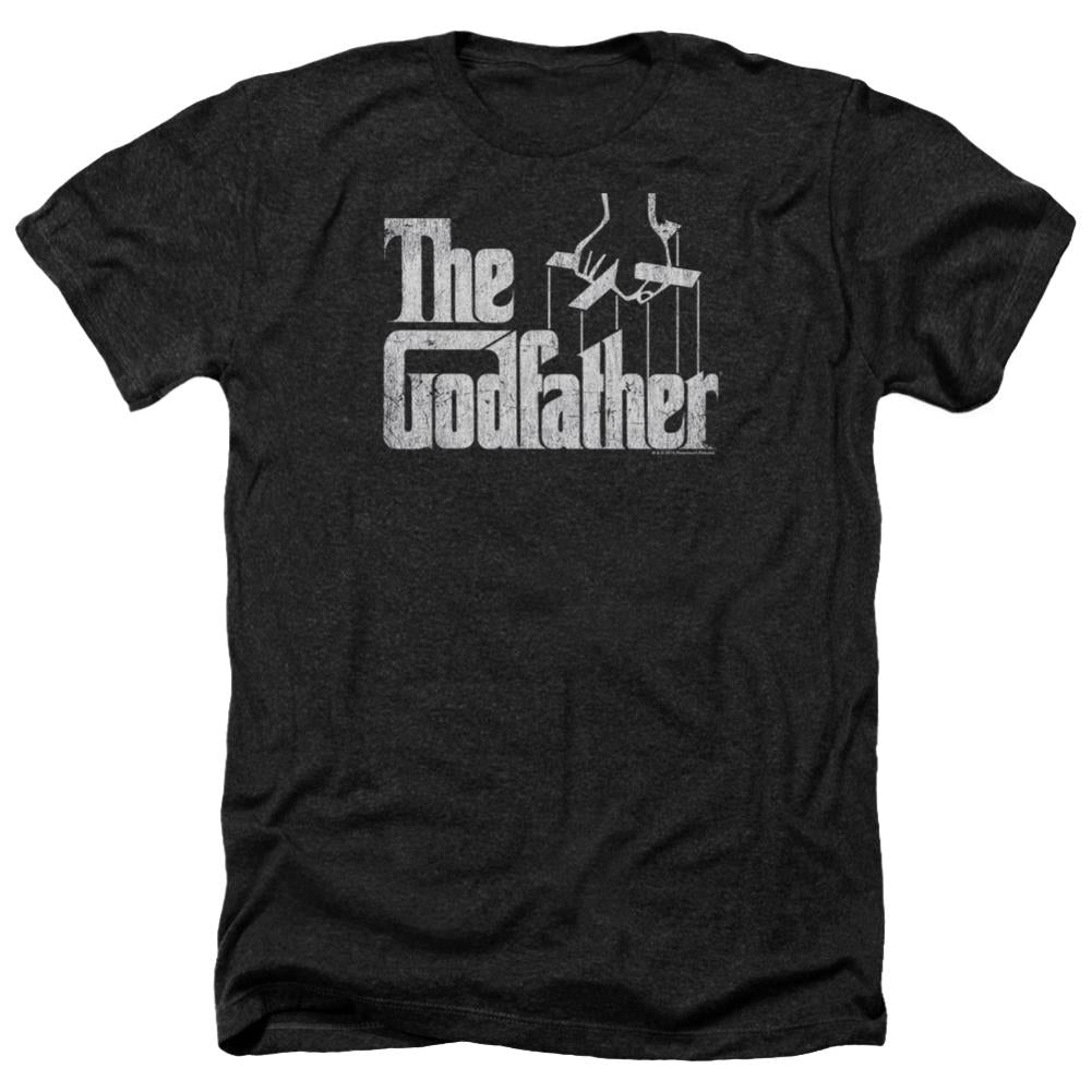 Godfather Logo Men's 30/1 Heather 60 40 Poly Short-Sleeve T-Shirt