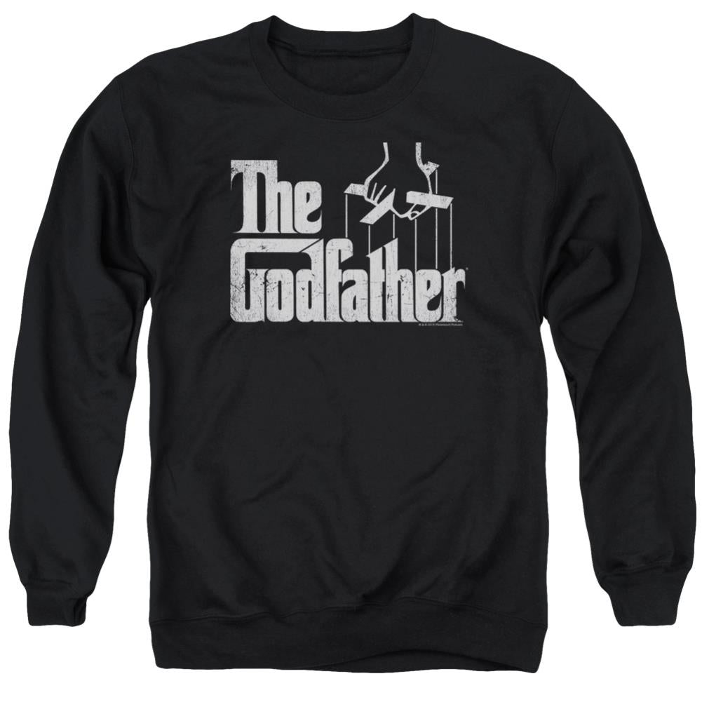 Godfather Logo Men's Crewneck 50 50 Poly Long-Sleeve T-Shirt