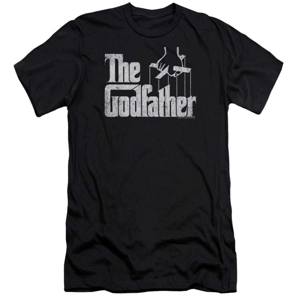 Godfather Logo Men's Ultra-Soft 30/1 Cotton Slim Short-Sleeve T-Shirt