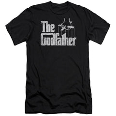 Godfather Logo Men's Ultra-Soft 30/1 Cotton Slim Short-Sleeve T-Shirt