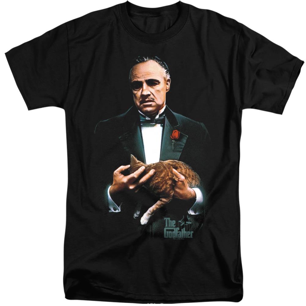 Godfather Painted Poster Men's 18/1 Tall Cotton Short-Sleeve T-Shirt