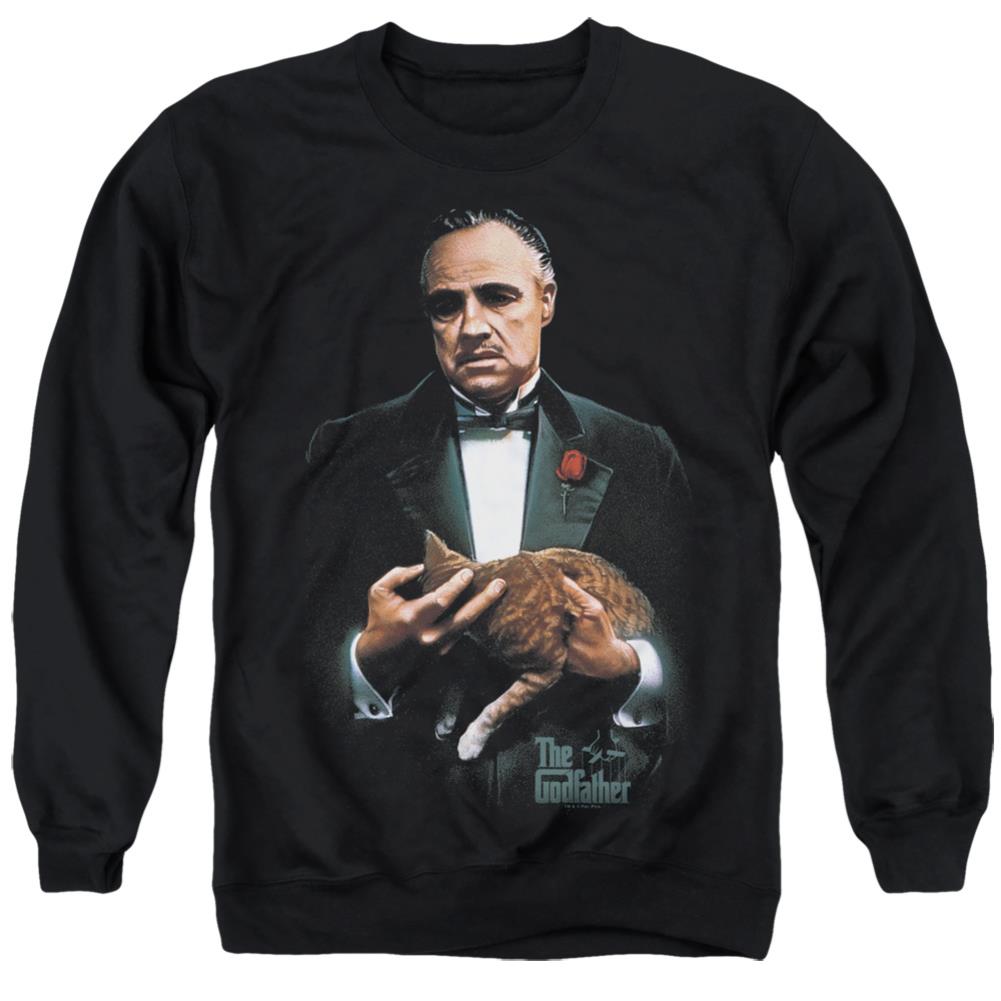 Godfather Painted Poster Men's Crewneck 50 50 Poly Long-Sleeve T-Shirt