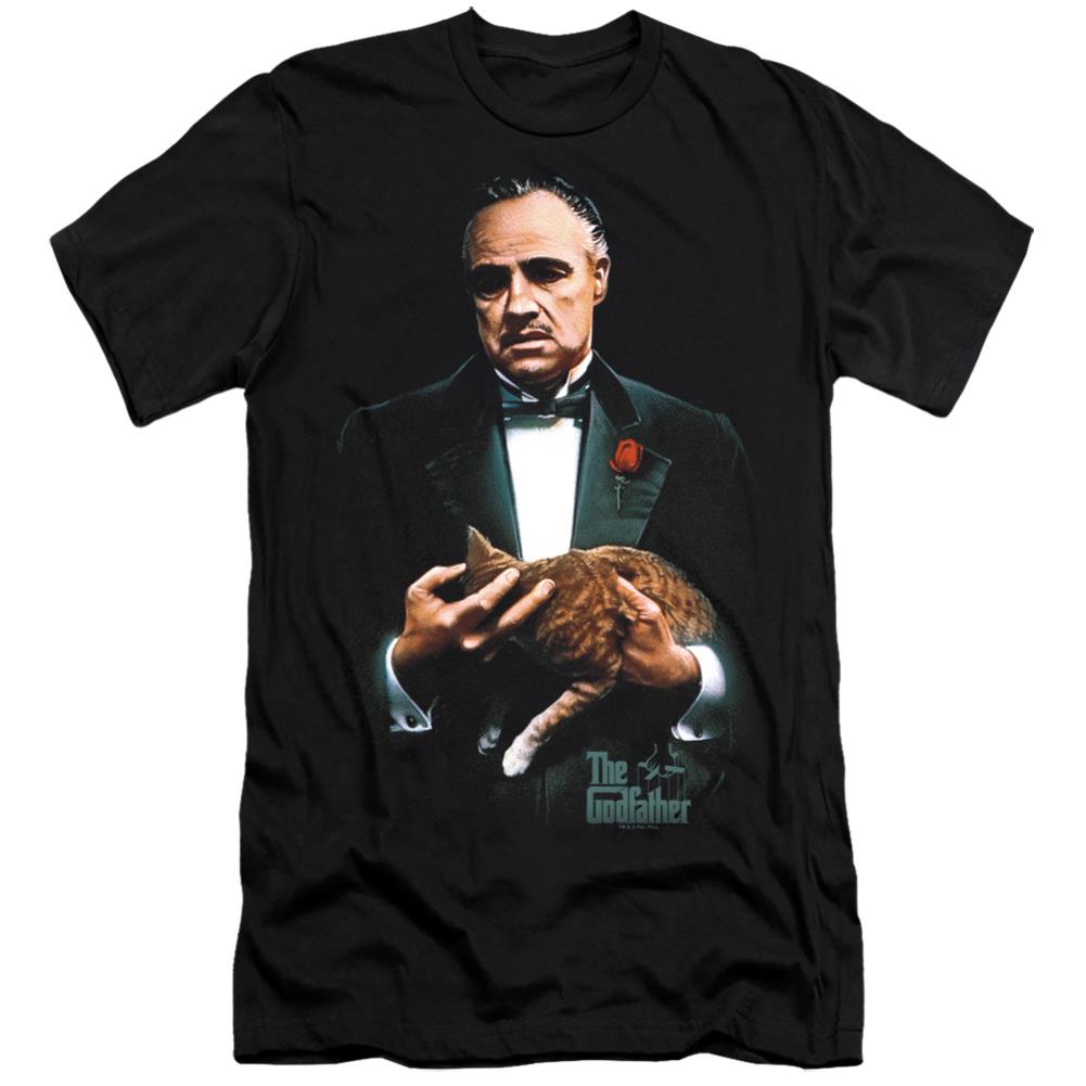 Godfather Painted Poster Men's Ultra-Soft 30/1 Cotton Slim Short-Sleeve T-Shirt