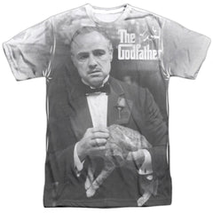 Godfather Pet The Cat Men's Regular Fit Polyester Short-Sleeve T-Shirt