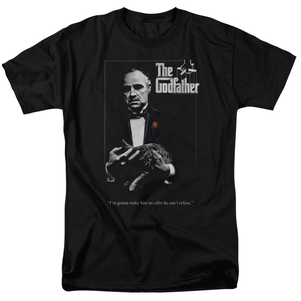 Godfather Poster Men's 18/1 Cotton Short-Sleeve T-Shirt