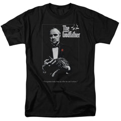 Godfather Poster Men's 18/1 Cotton Short-Sleeve T-Shirt