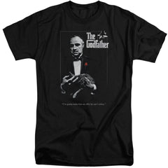 Godfather Poster Men's 18/1 Tall Cotton Short-Sleeve T-Shirt