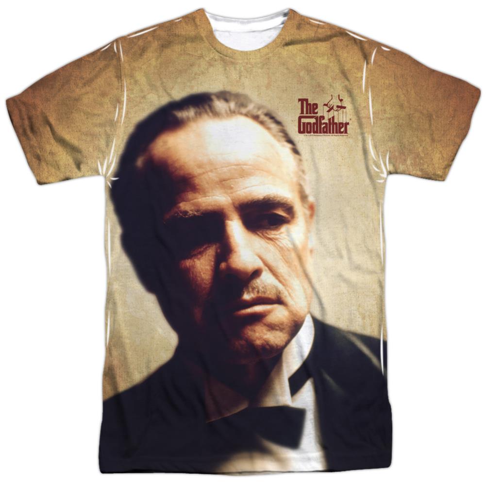 Godfather Vito Corleone Men's Regular Fit Polyester Short-Sleeve T-Shirt