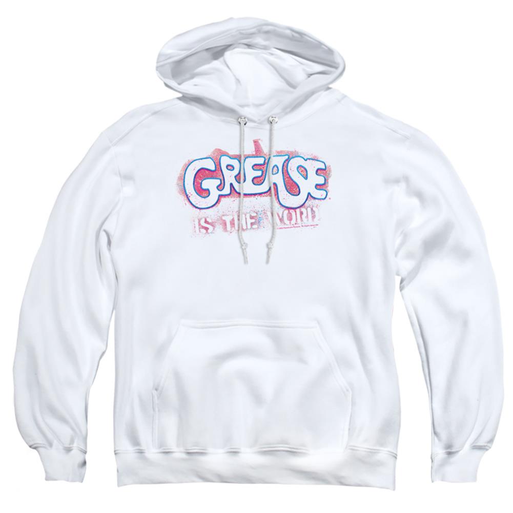 Grease Grease Is The Word Men's Pull-Over 75 25 Poly Hoodie