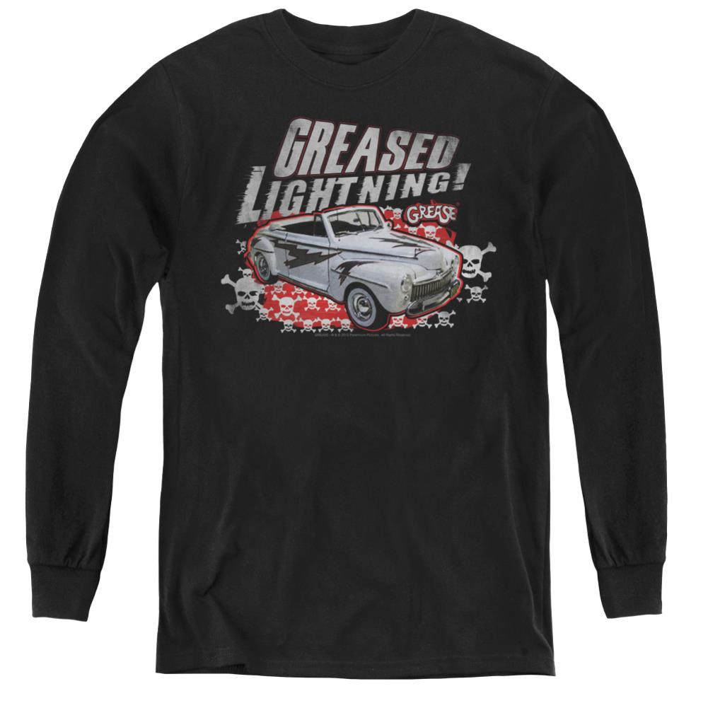 Grease Greased Lightnin' Youth Long-Sleeve T-Shirt