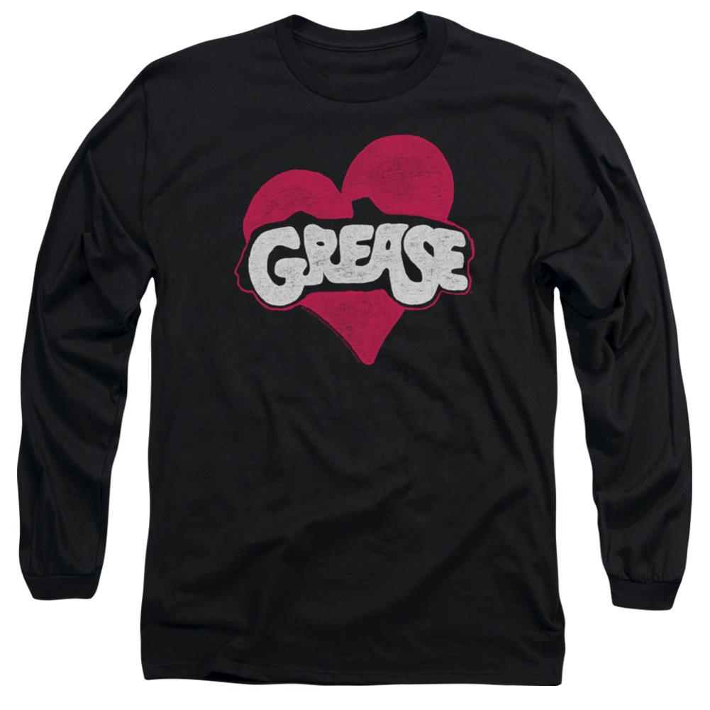 Grease Heart Men's 18/1 Cotton Long-Sleeve T-Shirt
