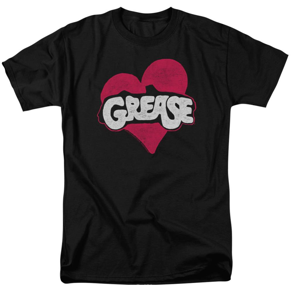 Grease Heart Men's 18/1 Cotton Short-Sleeve T-Shirt