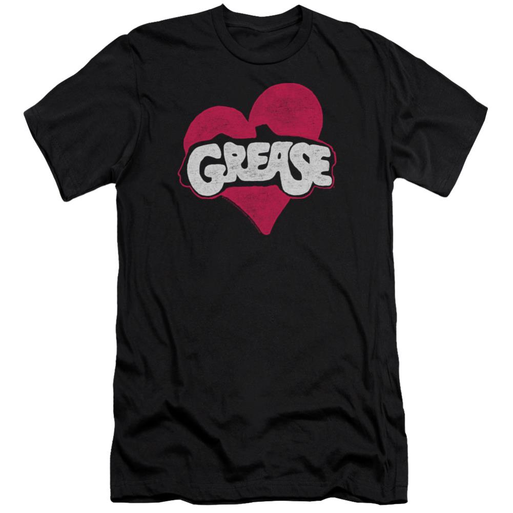 Grease Heart Men's Ultra-Soft 30/1 Cotton Slim Short-Sleeve T-Shirt