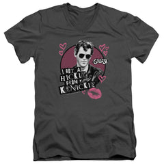 Grease Kenickie Men's 30/1 Cotton Slim V-Neck T-Shirt