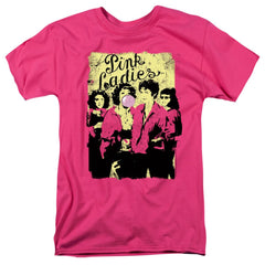 Grease Pink Ladies Men's 18/1 Cotton Short-Sleeve T-Shirt