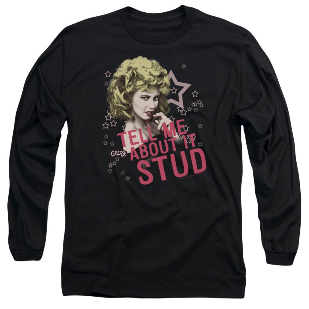 Grease Tell Me About It Stud Men's 18/1 Cotton Long-Sleeve T-Shirt