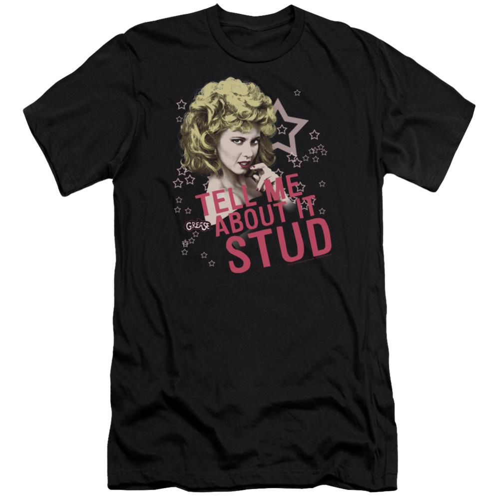 Grease Tell Me About It Stud Men's Ultra-Soft 30/1 Cotton Slim Short-Sleeve T-Shirt