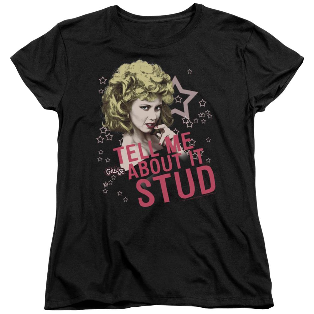 Grease Tell Me About It Stud Women's 18/1 Cotton Short-Sleeve T-Shirt
