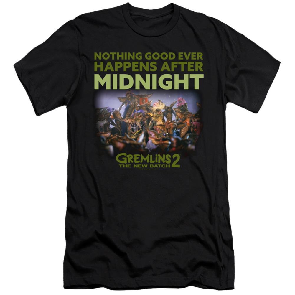 Gremlins 2 After Midnight Men's Ultra-Soft 30/1 Cotton Slim Short-Sleeve T-Shirt