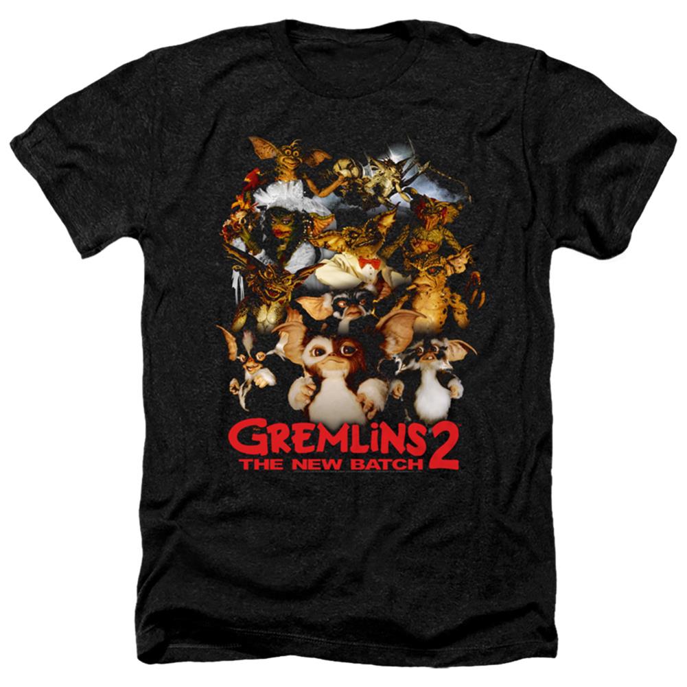 Gremlins 2 Goon Crew Men's 30/1 Heather 60 40 Poly Short-Sleeve T-Shirt