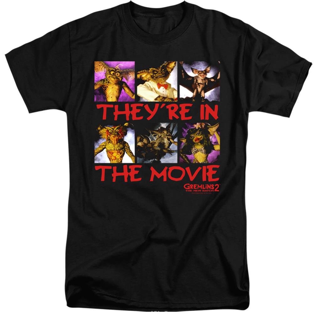 Gremlins 2 In The Movie Men's 18/1 Tall Cotton Short-Sleeve T-Shirt