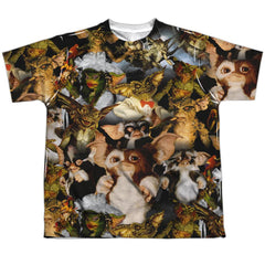 Gremlins 2 Pack Of Gremlins Youth Regular Fit Poly Short-Sleeve T-Shirt