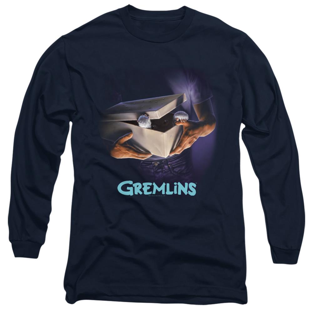 Gremlins Original Poster Men's 18/1 Cotton Long-Sleeve T-Shirt