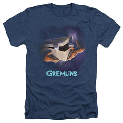 Gremlins Original Poster Men's 30/1 Heather 60 40 Poly Short-Sleeve T-Shirt