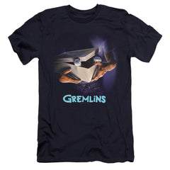 Gremlins Original Poster Men's Ultra-Soft 30/1 Cotton Slim Short-Sleeve T-Shirt