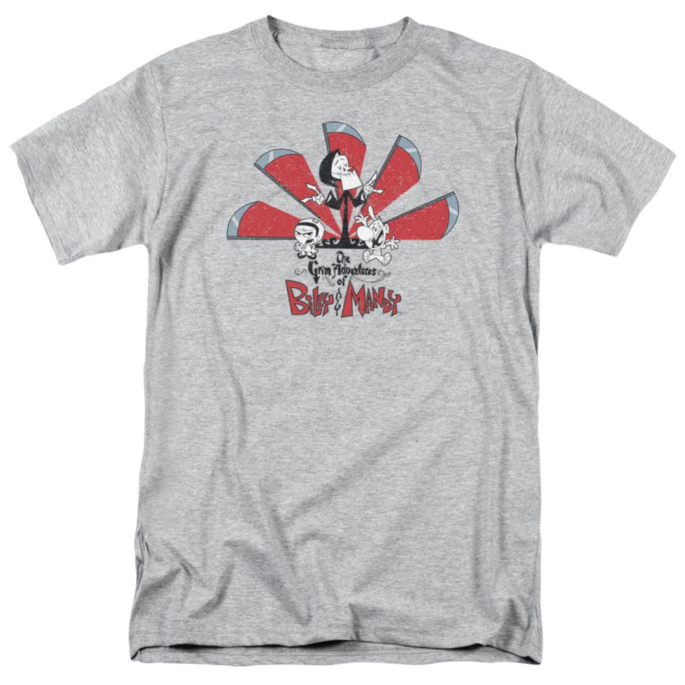 Grim Adventures Of Billy And Mandy Grim Adventures Men's 18/1 Cotton Short-Sleeve T-Shirt