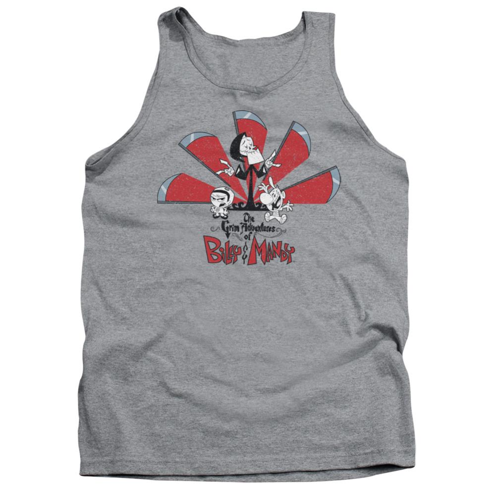 Grim Adventures Of Billy And Mandy Grim Adventures Men's 18/1 Cotton Tank Top