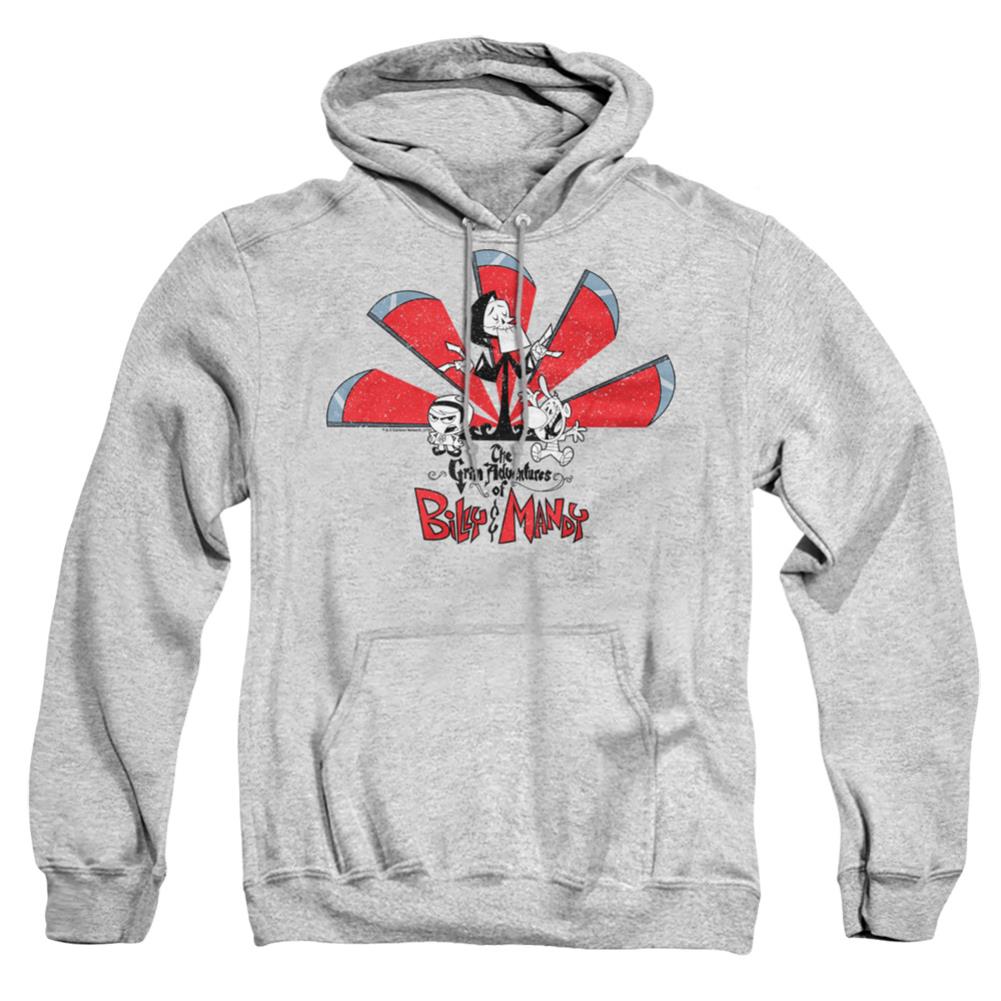 Grim Adventures Of Billy And Mandy Grim Adventures Men's Pull-Over 75 25 Poly Hoodie