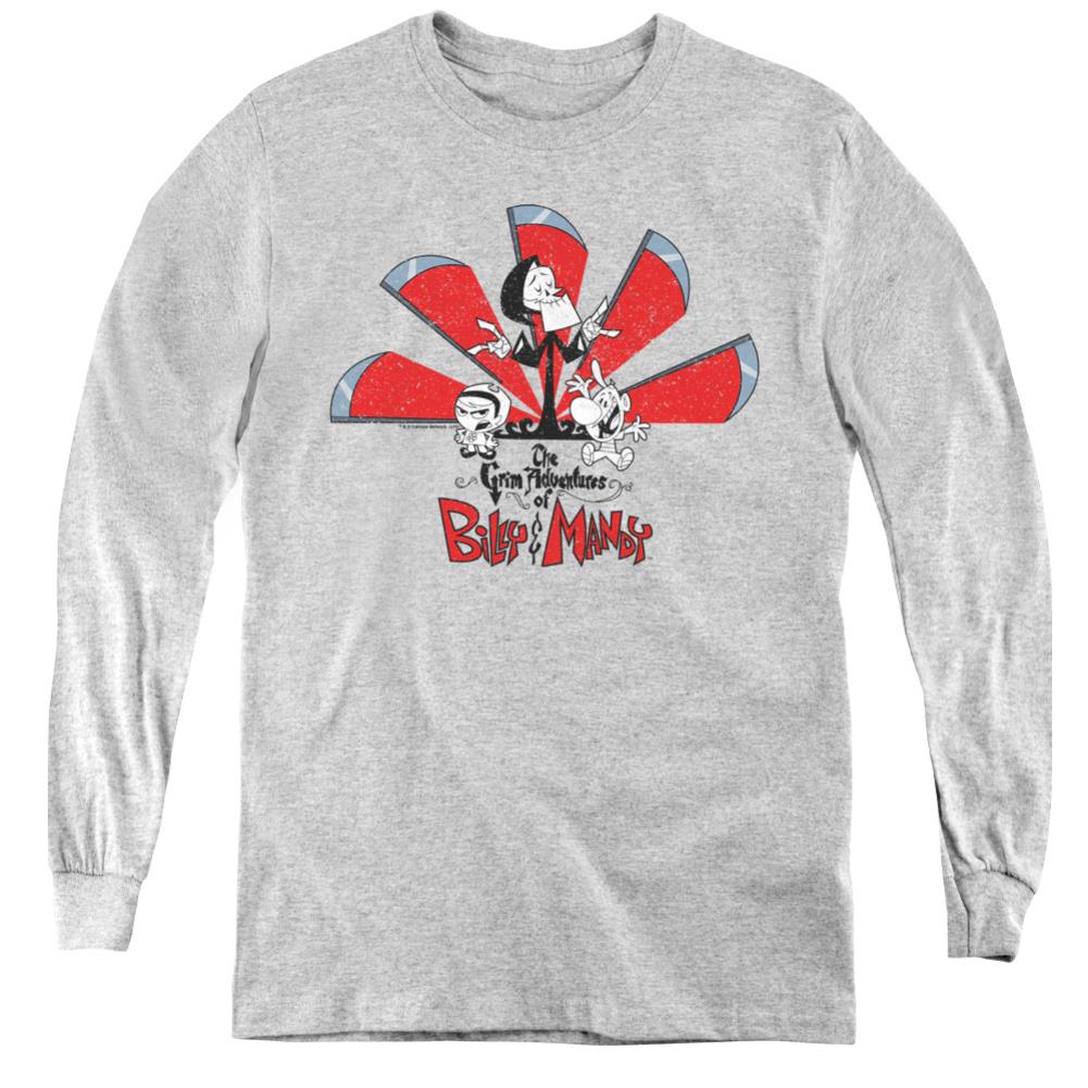 Grim Adventures Of Billy And Mandy Grim Adventures Youth Long-Sleeve T-Shirt