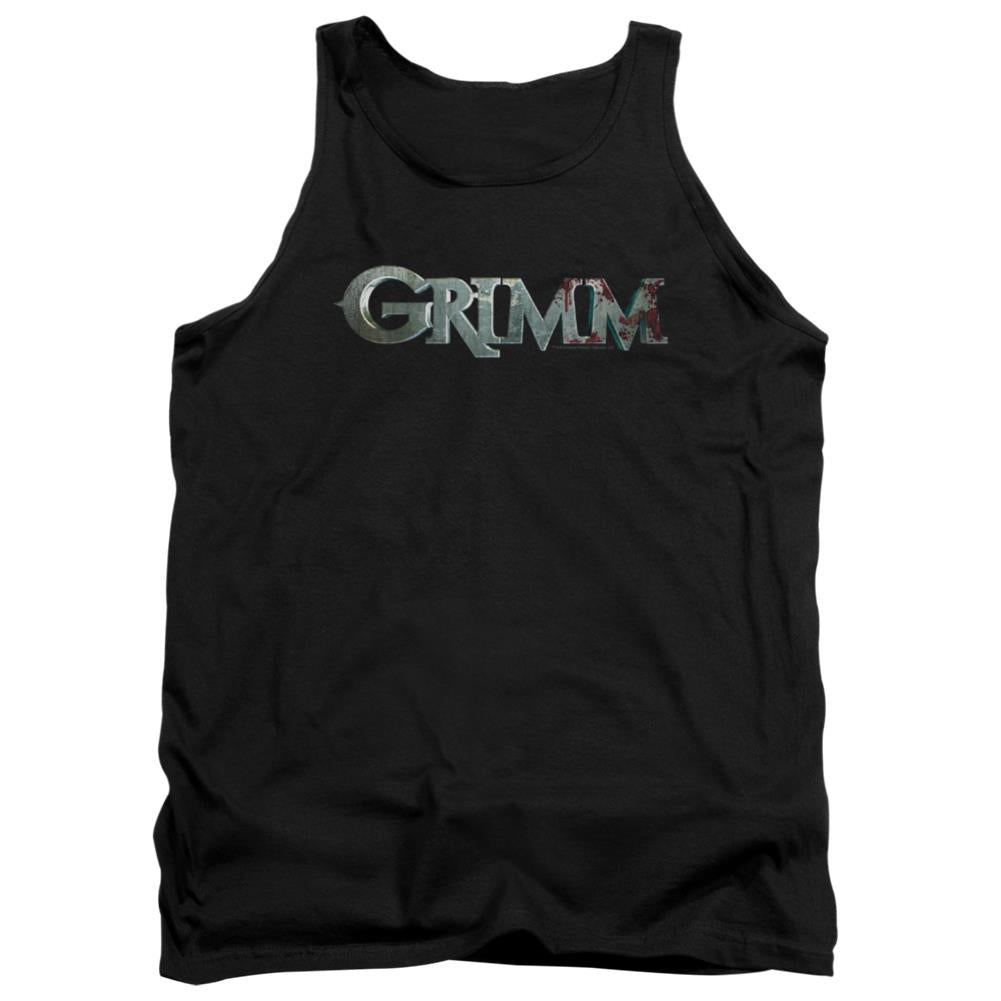 Grimm Bloody Logo Men's 18/1 Cotton Tank Top