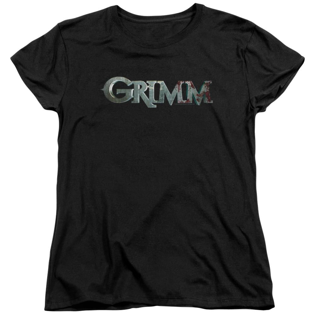 Grimm Bloody Logo Women's 18/1 Cotton Short-Sleeve T-Shirt