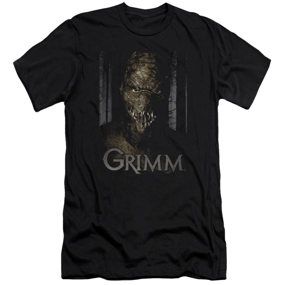 Grimm Chompers Men's Ultra-Soft 30/1 Cotton Slim Short-Sleeve T-Shirt