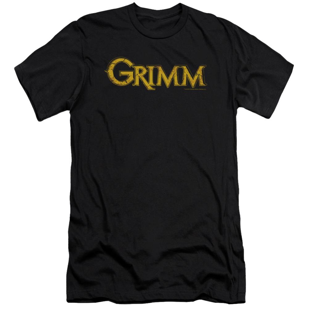 Grimm Gold Logo Men's Ultra-Soft 30/1 Cotton Slim Short-Sleeve T-Shirt