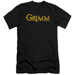 Grimm Gold Logo Men's Ultra-Soft 30/1 Cotton Slim Short-Sleeve T-Shirt