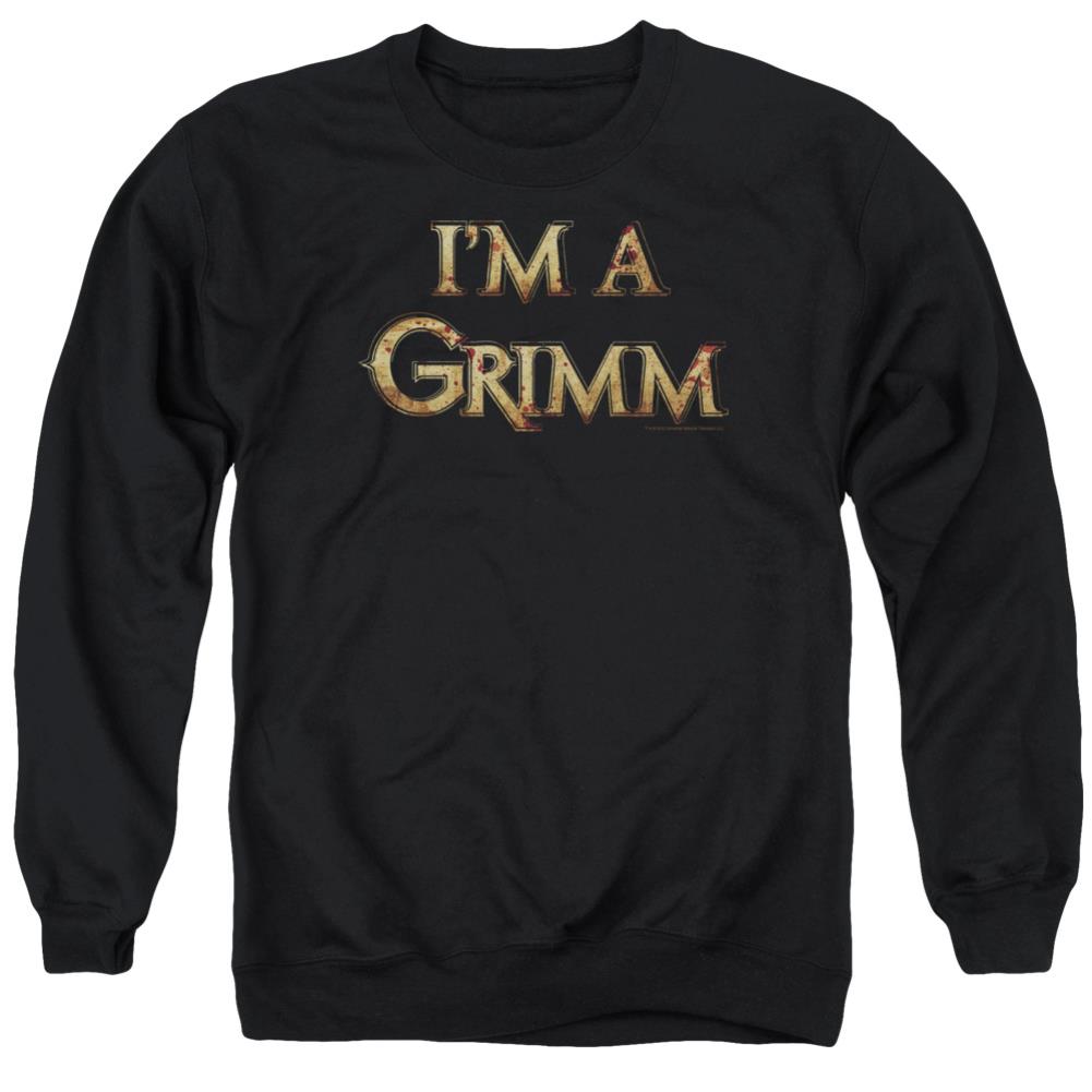 Grimm Im A Grimm Men's Crewneck 50 50 Poly Long-Sleeve T-Shirt
