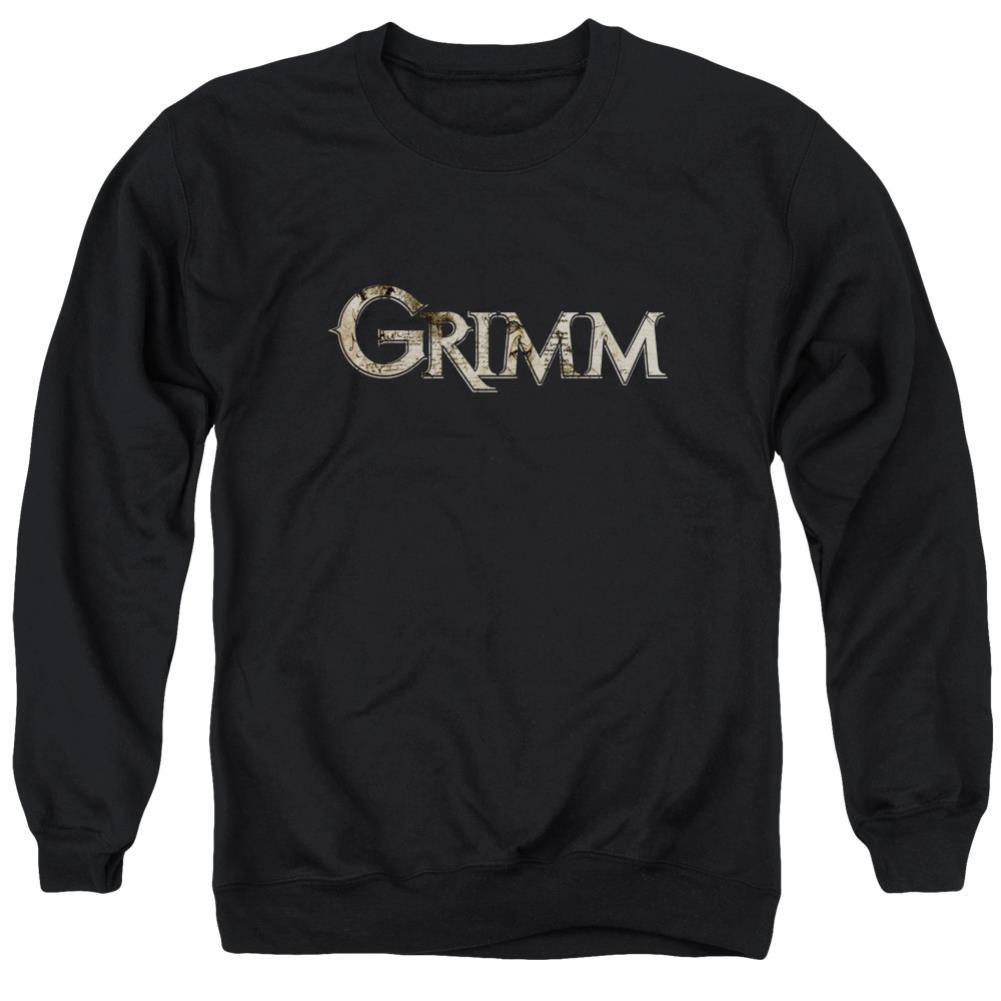 Grimm Logo Men's Crewneck 50 50 Poly Long-Sleeve T-Shirt