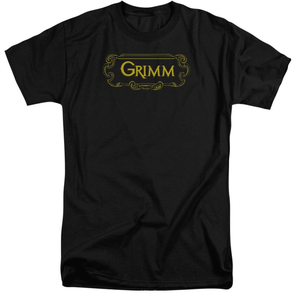 Grimm Plaque Logo Men's 18/1 Tall Cotton Short-Sleeve T-Shirt