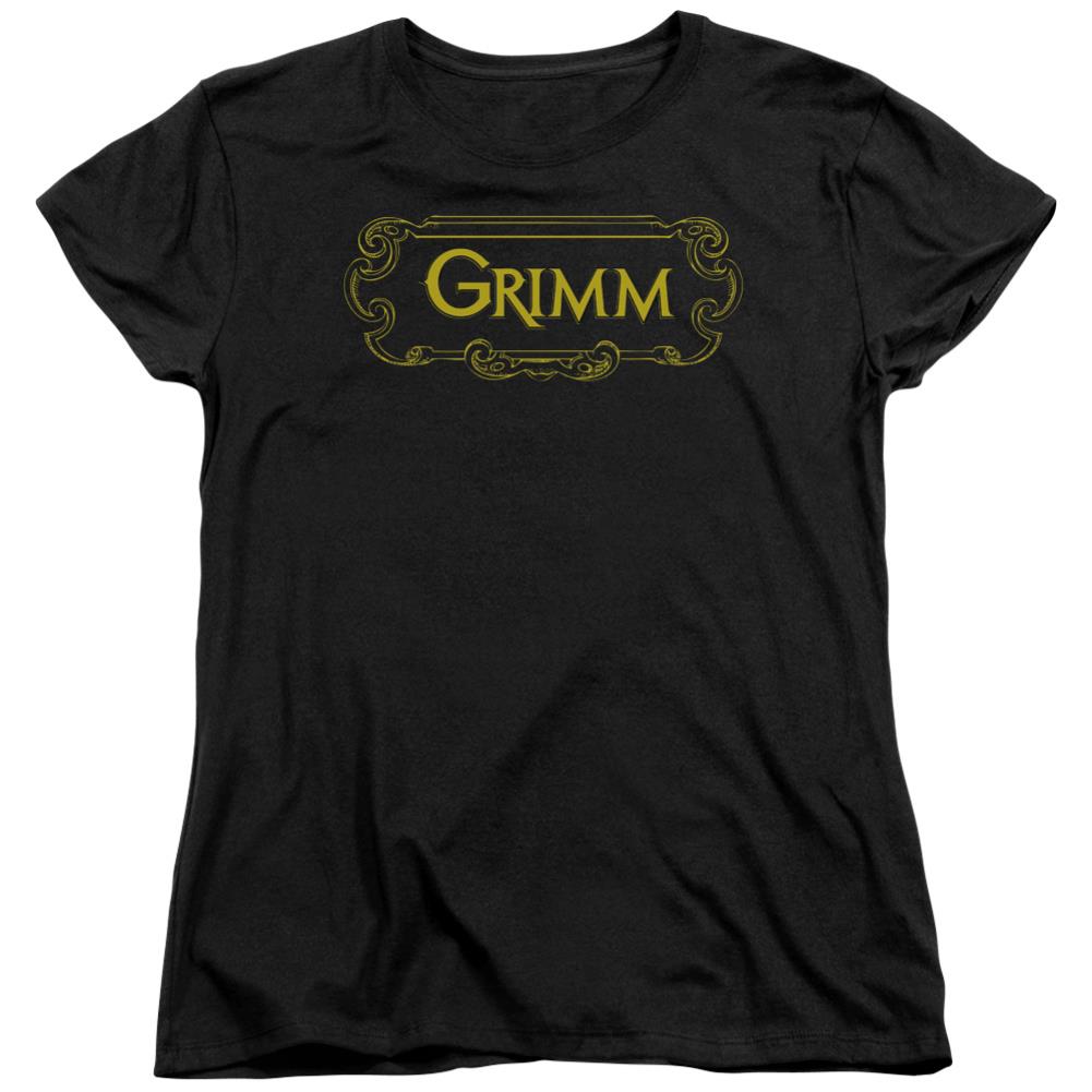 Grimm Plaque Logo Women's 18/1 Cotton Short-Sleeve T-Shirt