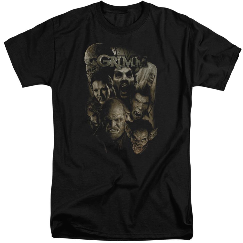 Grimm Wesen Men's 18/1 Tall Cotton Short-Sleeve T-Shirt