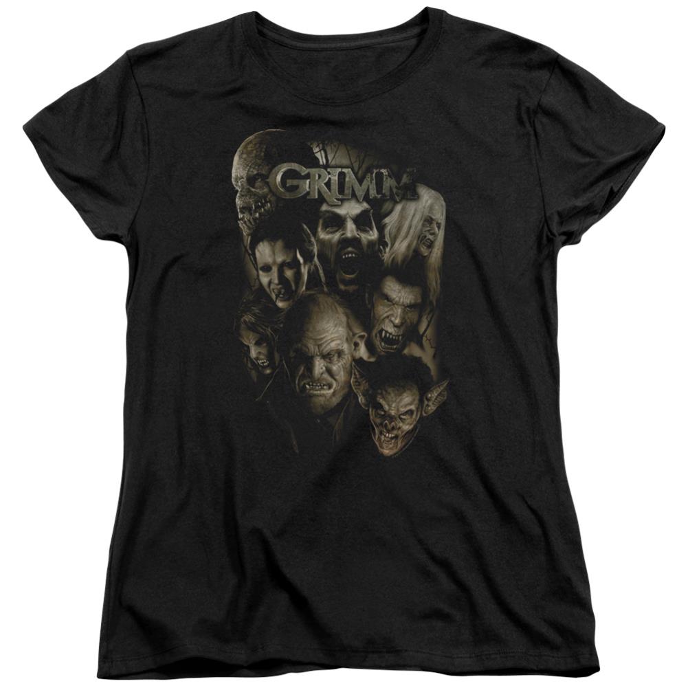 Grimm Wesen Women's 18/1 Cotton Short-Sleeve T-Shirt