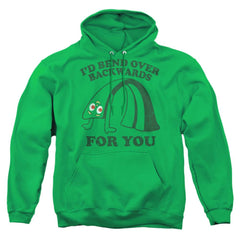 Gumby Bend Backwards Men's Pull-Over 75 25 Poly Hoodie