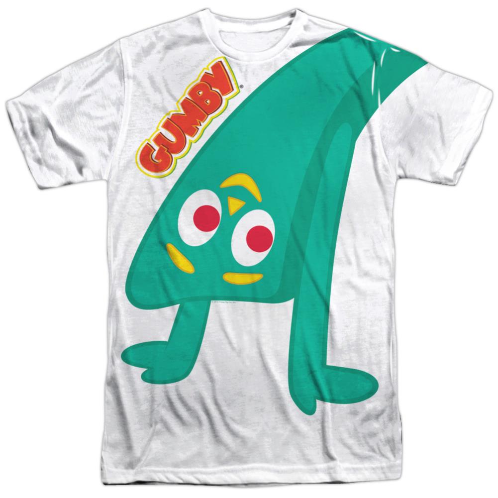Gumby Bend Backwards Men's Regular Fit Polyester Short-Sleeve T-Shirt