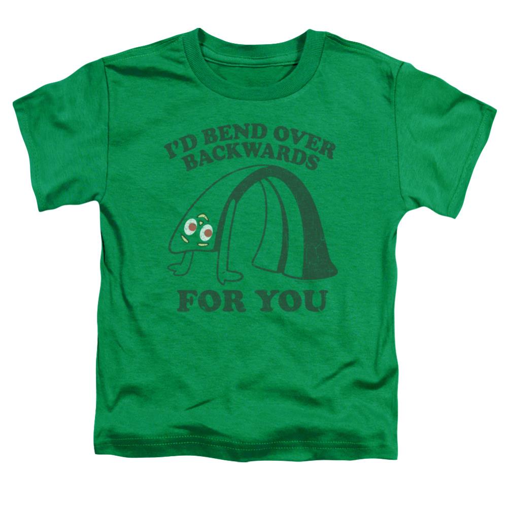 Gumby Bend Backwards Toddler 18/1 Cotton Short-Sleeve T-Shirt