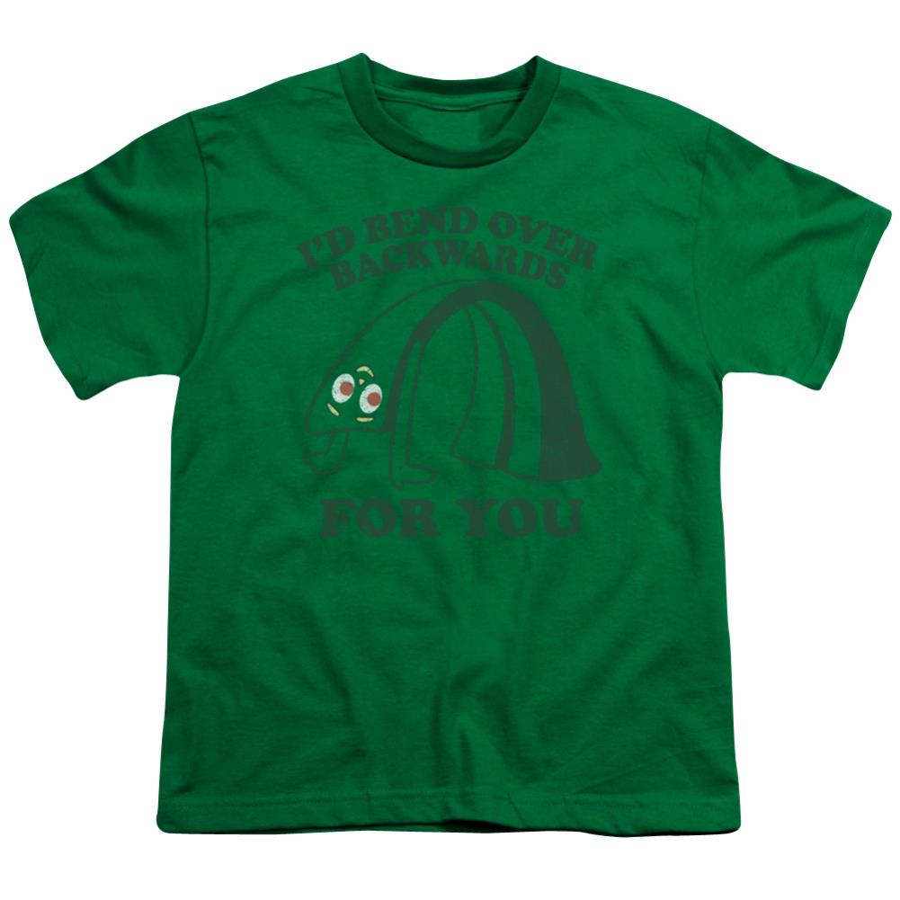 Gumby Bend Backwards Youth 18/1 100% Cotton Short-Sleeve T-Shirt