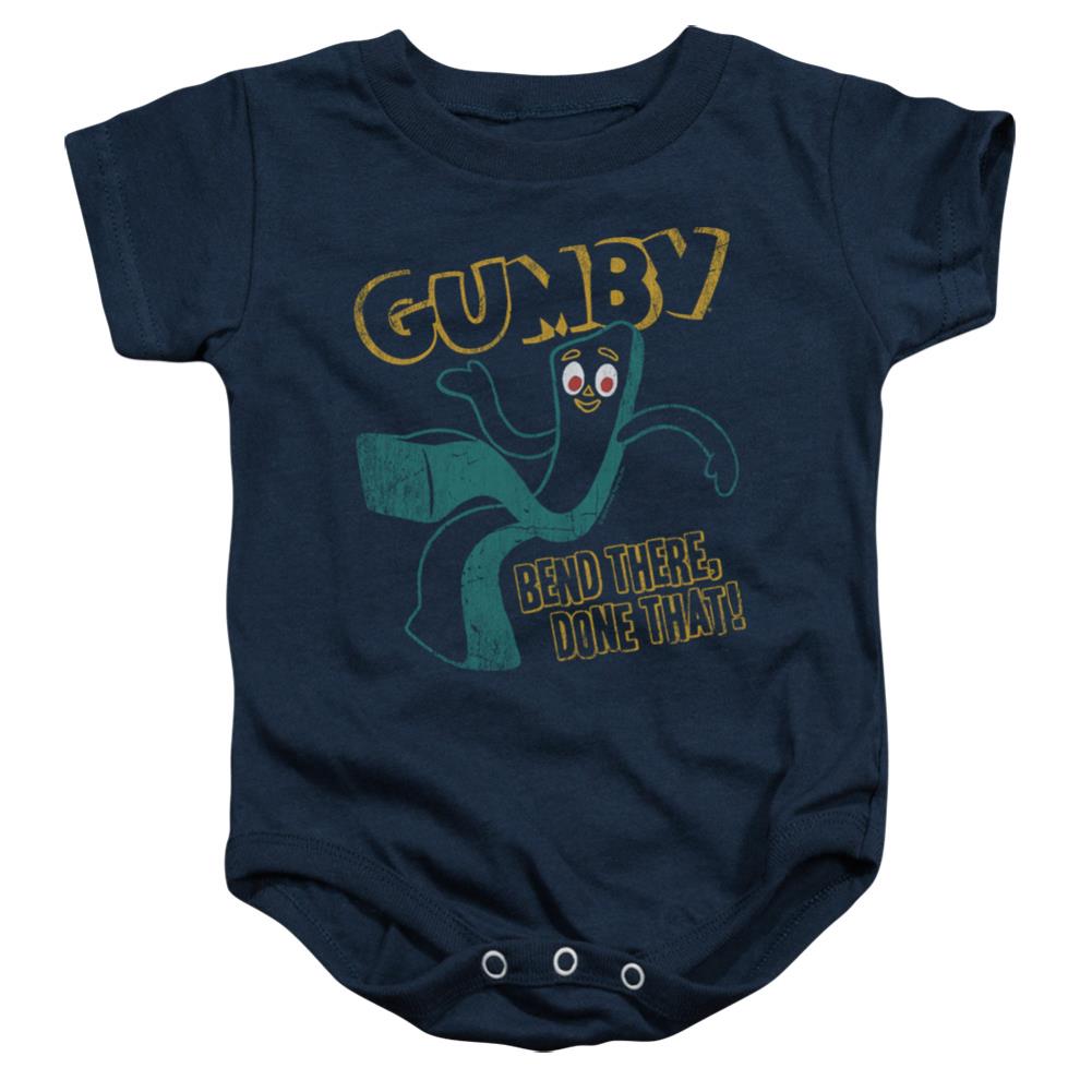 Gumby Bend There Infant's Cotton SS Snapsuit